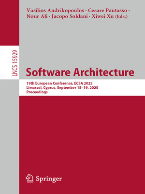 cover image of Software Architecture